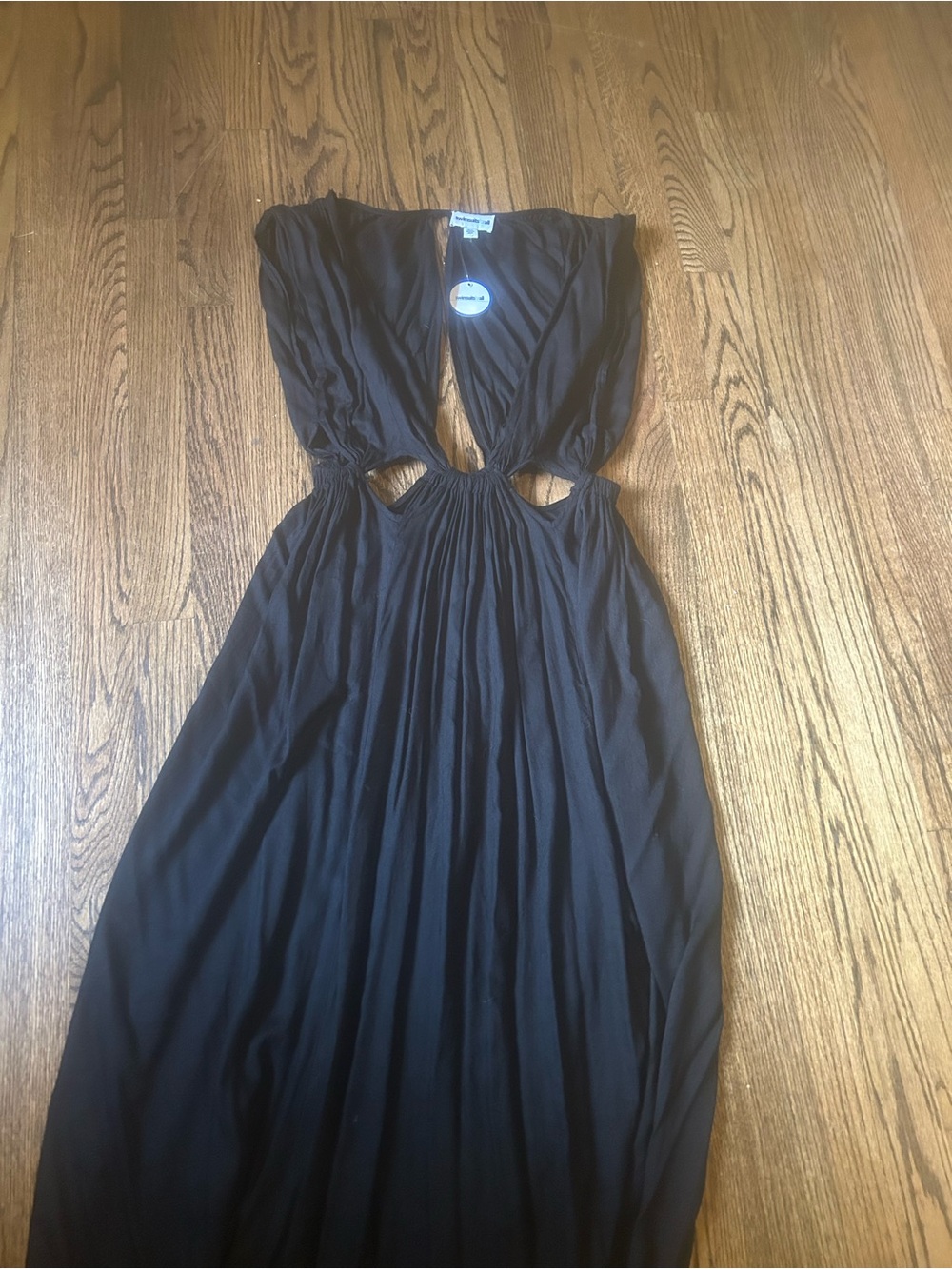 Swimsuitsforall 10/12 Black Cutout Maxi Dress